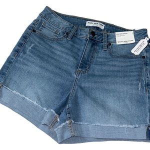 Marc New York High Rise Light Wash Shorts, Size 4